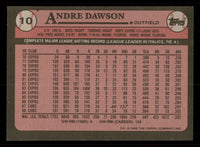 Andre Dawson 1989 Topps Series Mint Card #10
