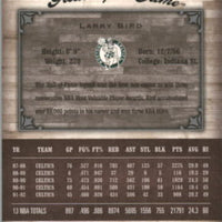 Larry Bird 2005 2006 Fleer Greats of the Game Series Mint Card #52