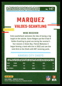 Marquez Valdes-Scantling 2023 Donruss Series Mint Card #147