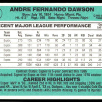 Andre Dawson 1984 Donruss  Series Mint Card #97