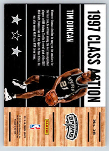 Tim Duncan 2013 2014 NBA Hoops Class Action Series Mint Card #16