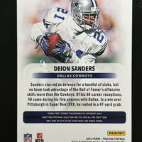 Deion Sanders 2023 Panini Prestige Series Mint Card #80