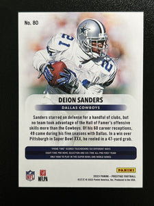 Deion Sanders 2023 Panini Prestige Series Mint Card #80