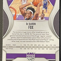 De'Aaron Fox 2019 2020 Panini Prizm Series Mint Card #120