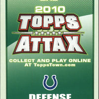 Dwight Freeney 2010 Topps Attax Code Card Series Mint Card