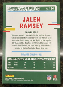 Jalen Ramsey 2023 Donruss Series Mint Card #184