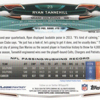 Ryan Tannehill 2014 Topps Chrome Series Mint Card #23