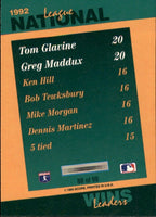 Tom Glavine and Greg Maddux 1993 Score Select Stat Leaders Series Mint Card #88
