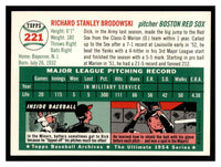 Dick Brodowski 1994 Topps Archives 1954 Series Card #221
