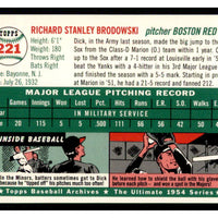 Dick Brodowski 1994 Topps Archives 1954 Series Card #221