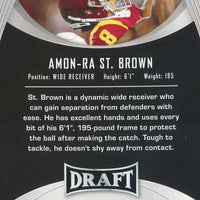 Amon-Ra St. Brown 2021 Leaf Draft Blue Series Mint Rookie Card #27