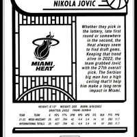 Nikola Jovic 2022 2023 Panini Hoops Basketball Series Mint Rookie Card #256