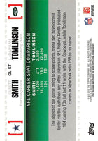 Emmitt Smith and LaDainianTomlinson 2010 Topps Gridiron Lineage Series Mint Card #GL-ST
