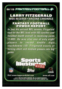 Larry Fitzgerald  2006 Topps Total Sports Illustrated For Kids Series Mint Card #SI19