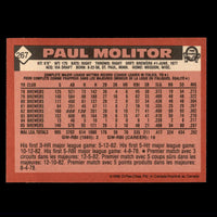 Paul Molitor 1986 O-Pee-Chee Series Mint Card #267