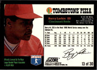 Barry Larkin 1994 Score Tombstone Pizza Super-Pro Series Mint Card #13
