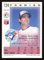Paul Molitor 1993 O-Pee-Chee Premier Series Mint Card #124
