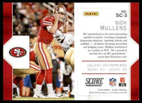 Nick Mullens 2019 Score Signal Callers Series Mint Card #SC-3
