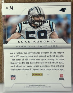 Luke Kuechly 2013 Panini Prizm Brilliance Series Mint Card #14