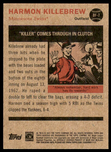Harmon Killebrew 2011 Topps Heritage Baseball Flashbacks Series Mint Card #BF-7