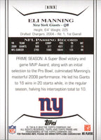 Eli Manning 2010 Topps Prime Series Mint Card #133
