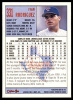 Ivan Rodriguez 1993 O-Pee-Chee Series Mint Card #331
