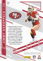 Jimmy Garoppolo 2018 Donruss Elite Series Mint Card #21
