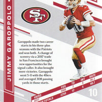 Jimmy Garoppolo 2018 Donruss Elite Series Mint Card #21