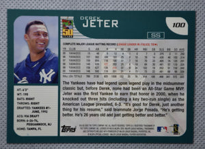Derek Jeter 2000 Topps Mint Card #100