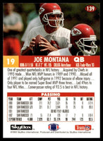 Joe Montana 1993 Skybox Traded Series Mint Card #139
