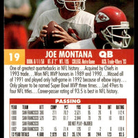 Joe Montana 1993 Skybox Traded Series Mint Card #139