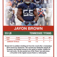 Jayon Brown 2019 Score GOLD Series Mint Card #80