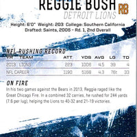 Reggie Bush 2014 Topps Fire Series Mint Card #82