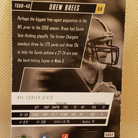 Drew Brees 2007 Upper Deck Tuff Stuff Magazine Series Mint Card #TSUD43