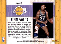 Elgin Baylor 2014 2015 Hoops Moments of Greatness Series Mint Card #2
