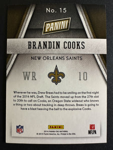 Brandin Cooks 2014 Panini The National Sports Card Convention Series Mint Rookie Card #15