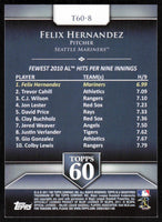Felix Hernandez 2011 Topps Topps 60 Series Mint Card #T60-8
