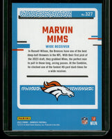 Marvin Mims 2023 Panini Donruss Rated Rookie Series Mint Card # #327
