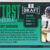 Terry Bradshaw 2023 Leaf Draft First Overall Gold Series Mint Card #2