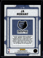 Ja Morant 2023 2024 Panini Donruss Hardwood Masters Series Mint Card #10
