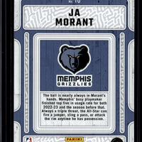 Ja Morant 2023 2024 Panini Donruss Hardwood Masters Series Mint Card #10