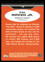 Cal Ripken Jr. 2011 Topps Lineage Series Mint Card #13
