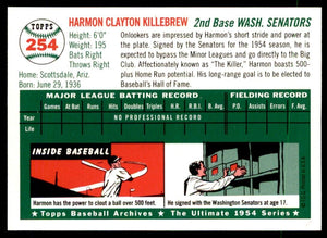 Harmon Killebrew 1994 Topps Archives 1954 Series Card #254