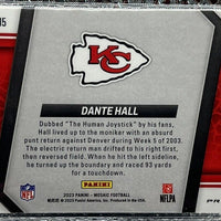 Dante Hall 2023 Panini Mosaic Moments in Time Mint Card #MT-15