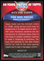 Pee Wee Reese 2011 Topps 60 Years of Topps Series Mint Card #60YOT-7
