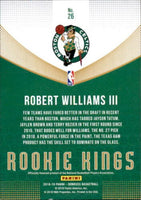 Robert Williams III 2018 2019 Panini Donruss Rookie Kings Series Mint Card #26

