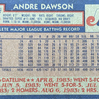 Andre Dawson 1984 Topps Series Mint Card #200