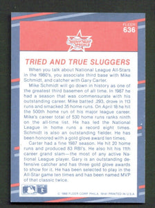 Gary Carter 1988 Fleer Glossy Series Mint Card #636