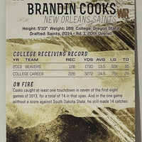 Brandin Cooks 2014 Topps Fire Series Mint Rookie Card #132