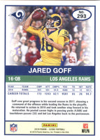 Jared Goff 2019 Panini Score Series Mint Card #293
